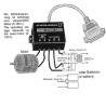 Interface parallèle LPT DC pilote de commande de moteur pour PC 5..24V DC 2A MAX