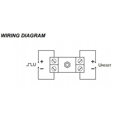 Elektronische Zählerimpulszählung 4-30 V DC-Impulseingang 24 V RESET-Batterie