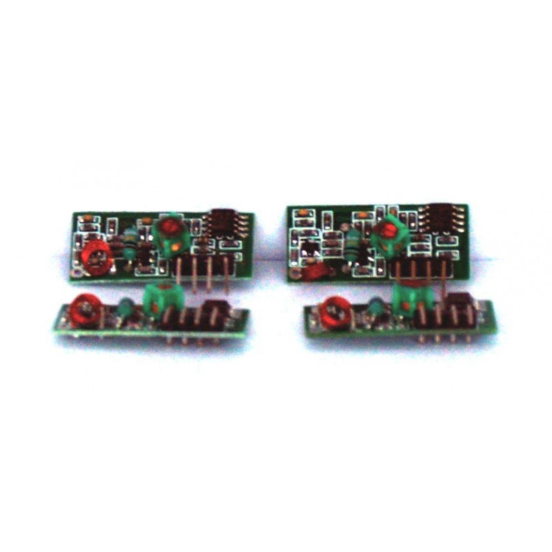 Módulos receptores de RF de 4 AM OOK inalámbricos 433,92 MHz 3-12 V para Arduino e integrados