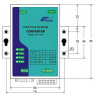 Serieller Ethernet LAN Konverter RS232 RS485 RS422 COM TCP ATC-1200 Emulator