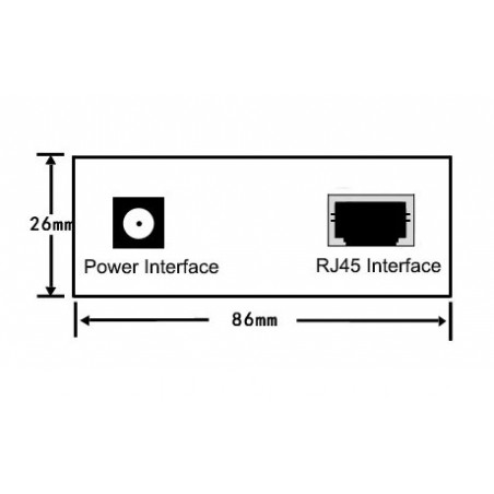 Convertisseur LAN Ethernet série RS232 RS485 RS422 COM TCP émulateur ATC-1200