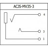 Conector hembra estéreo recto de 3,5 mm para panel THT