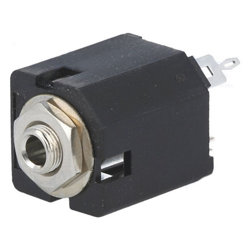 Adattatore Audio Andee: Da Presa Jack Femmina Mono 3,5mm A Spinotto Maschio Stereo 3,5mm – Cavo Corto