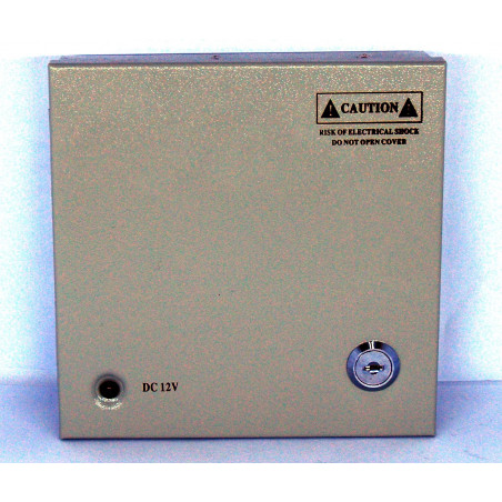 4-channel 12V switchboard power supply for video surveillance or 12VDC devices