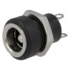 Presa di alimentazione DC maschio 5.5/2.1mm contatti a saldare 12V 500mA