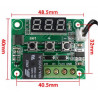 MINI TERMOSTATO DA -50°C A +110°C CON SONDA SET TEMPERARTURA E RELÈ
