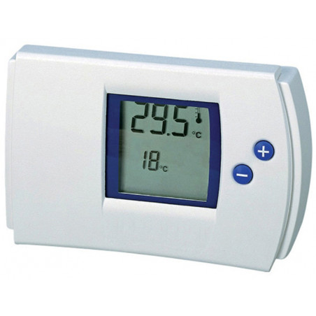 Electronic digital heating air conditioning thermostat
