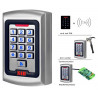 Serrure électronique RFID + clavier métallique anti-vandalisme externe interne 2000 utilisateurs