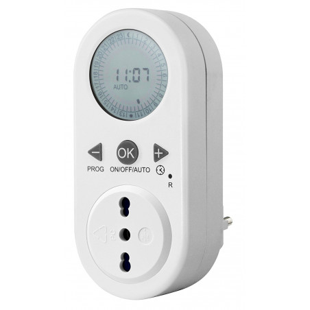 Big Plug 10 / 16A 1800W digitales Tages-Timer-Programmier-LCD-Display