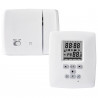 Programmable wireless mobile digital thermostat with 70m radio receiver