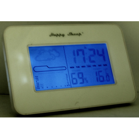 Maxi weather station with alarm clock 24h backlit weather forecast