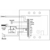 Serratura elettronica RFID + codice 10000 utenti relè apriporta wiegand 12V DC