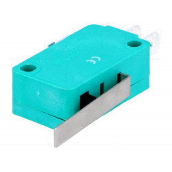 Microcommutatore microswitch SNAP ACTION con leva SPDT 10A/250VAC IP40