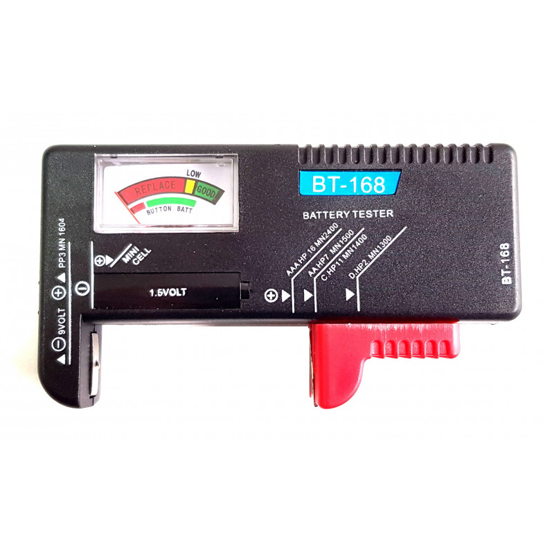 Batterieladegerät und Multiformat-Ladegerät AA, AAA, C, D, Taste und 9-V-Batterieladegerät