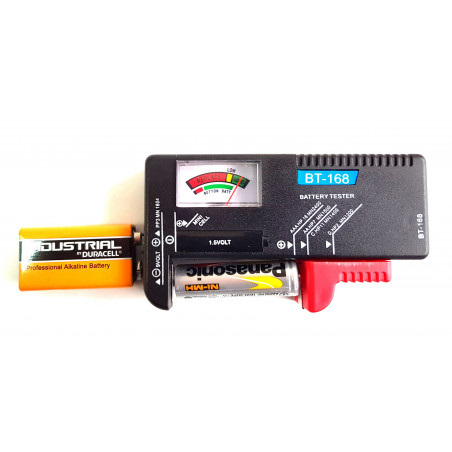Battery charger and multi-format AA, AAA, C, D, button and 9V battery charger