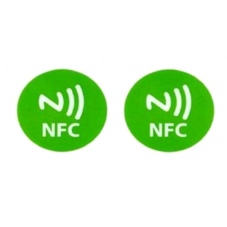2 NFC TAG inscriptibles compatibles avec Windows Phone, Android et Blackberry