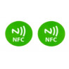 2 etiquetas NFC grabables compatibles con Windows Phone, Android y Blackberry