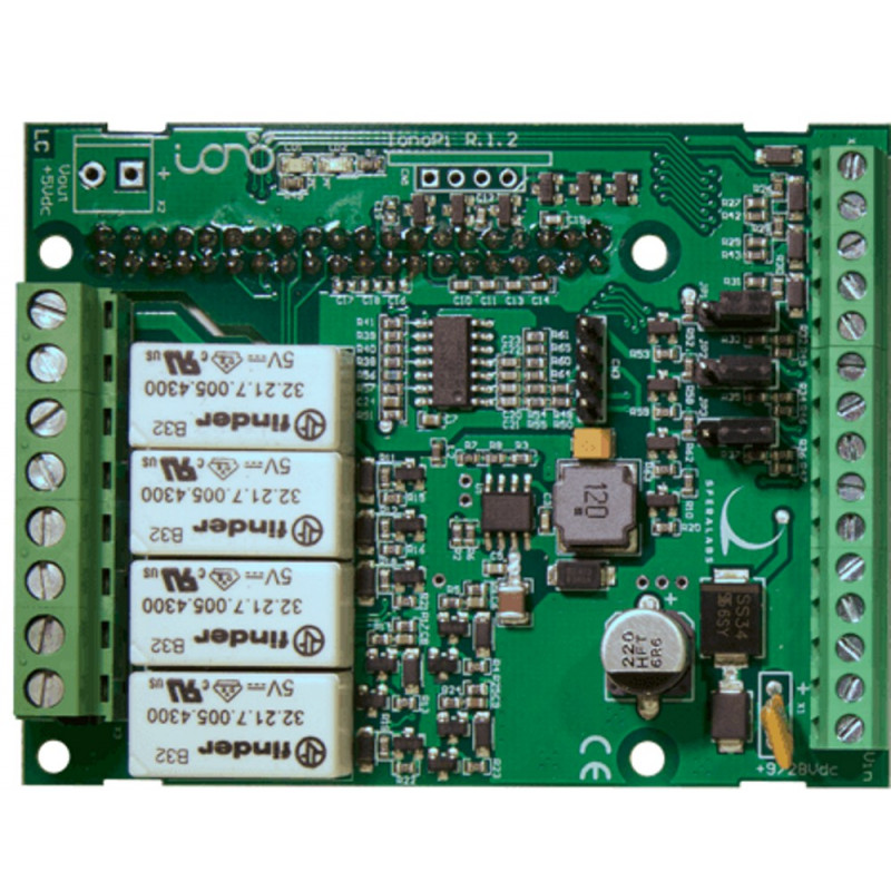 Shield IONO PI expansion board for Raspberry PI 4 relay 2 in analog 7 IO