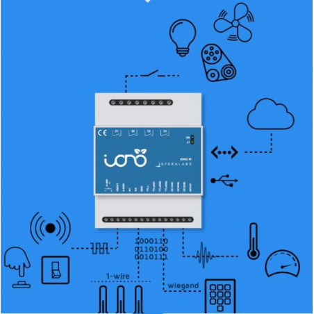 IONO PI Server basato su Raspberry PI 4 relè 2 in analogici 7 IO digitali