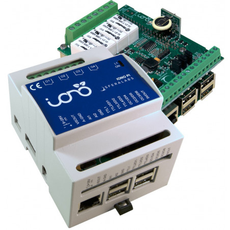 IONO PI Server basado en Raspberry PI 4 relés 2 en analógicos 7 E / S digitales