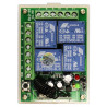 Télécommande interrupteur sans fil ouvre-porte apprentissage 4CH 2 télécommandes