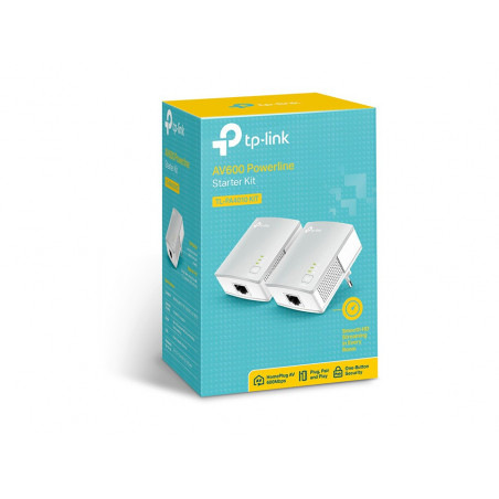 Starter Kit 2 Nano Powerline 600 Mbps AV600 TP-Link Homeplug KIT Ethernet