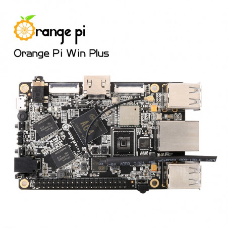 Orange PI Win Plus Set + Alimentation + Boîtier 2 Go de RAM A64 Quad-core Embedded PC