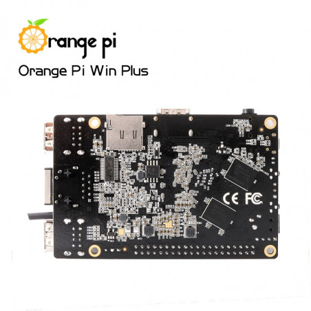 Orange PI Win Plus Set + Fuente de alimentación + Carcasa 2GB RAM A64 Quad-core Embedded PC