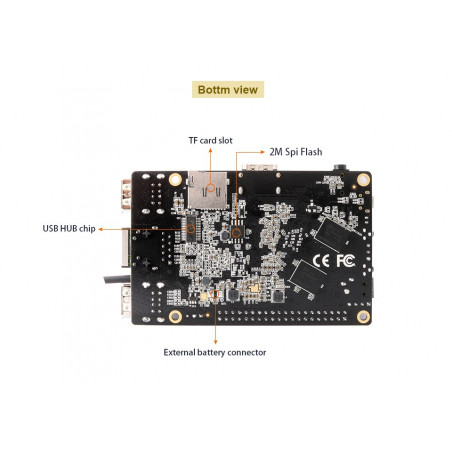 Set Orange PI Win Plus + Alimentatore + Case 2GB RAM A64 Quad-core Embedded PC