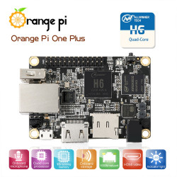 Orange Pi One Plus H6 A53 Quad-core 1 Go de RAM Gigabit Linux Android Embedded PC