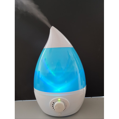 Maxi drop ultrasound humidifier multicolor LED aromatherapy chromotherapy