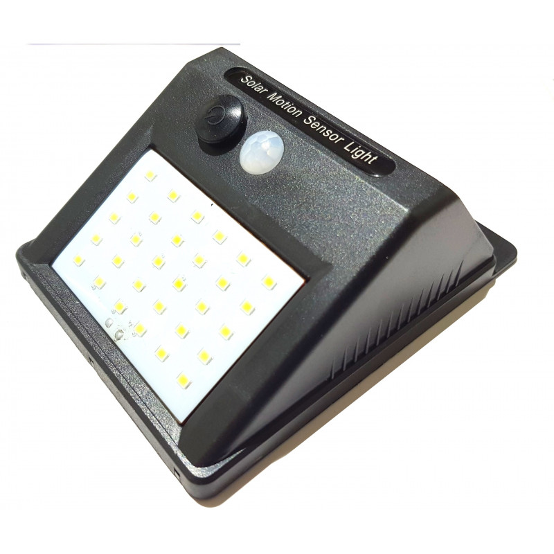 Garden lamp 30 LED solar twilight movement timer and 1200 mAh battery