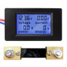 Medidor de energía Multímetro Amperímetro Voltímetro Potencia LCD DC 6.5-100V 100A