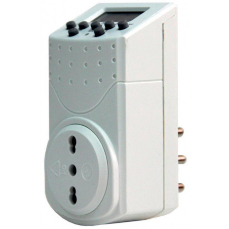 Weekly programmable digital electronic timer for 16A socket