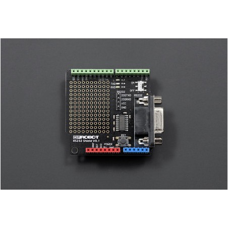 Blindage DB9 RS232 MAX3232 avec carte multi-trous intégrée pour Arduino