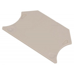 Außenplatte für Klemmenblöcke Serie WDU, WPE, WSI 2,5 mm2 beige Farbe