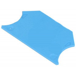 Piastra esterna copertura morsettiere serie WDU, WPE, WSI 2.5mm2  colore blu