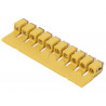 10-pole screw bridge accessory for modular DIN WDU 4mm2 terminal blocks