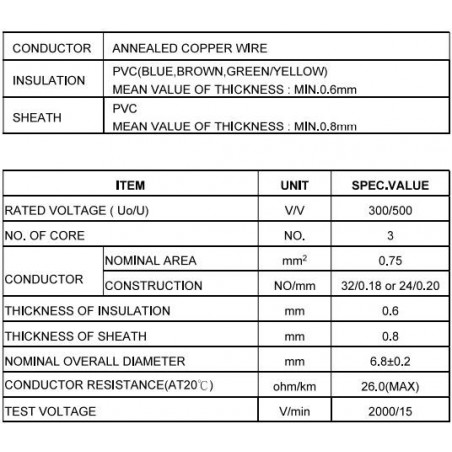USV-Computerkabel 10A IEC C13-Buchse - IEC C14-Stecker 1,8 m schwarz PVC 3x0,75 mm2