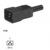 Connecteur d'alimentation CA prise mâle 16A 250VAC 10mm borne à vis IEC C20