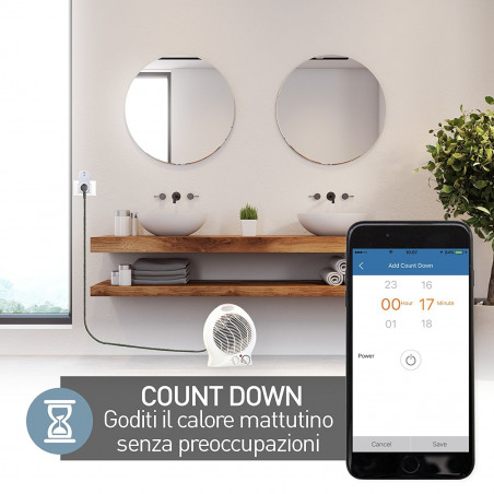 Presa Intelligente Wifi Smart Funzioni Timer Controllo Remoto Count Down Random