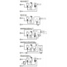 Multifunktionale blinkende Taschenlampe FLASH abwechselnd miniaturisierte LED und LICHTER 1A 7 - 24V