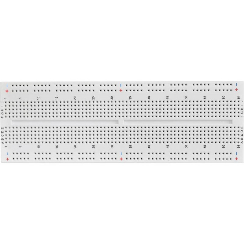 Breadboard scheda prototipizzazione 840 poli dimensioni 167.3 x 57.15 x 8.4 mm