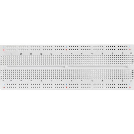 Breadboard scheda prototipizzazione 840 poli dimensioni 167.3 x 57.15 x 8.4 mm