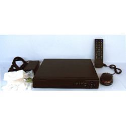 DVR NVR h264 FULL HD avec HD 1000 Go, Mobile, Alarmes, 24H Reg, Réseau, VGA, HDMI, Audio