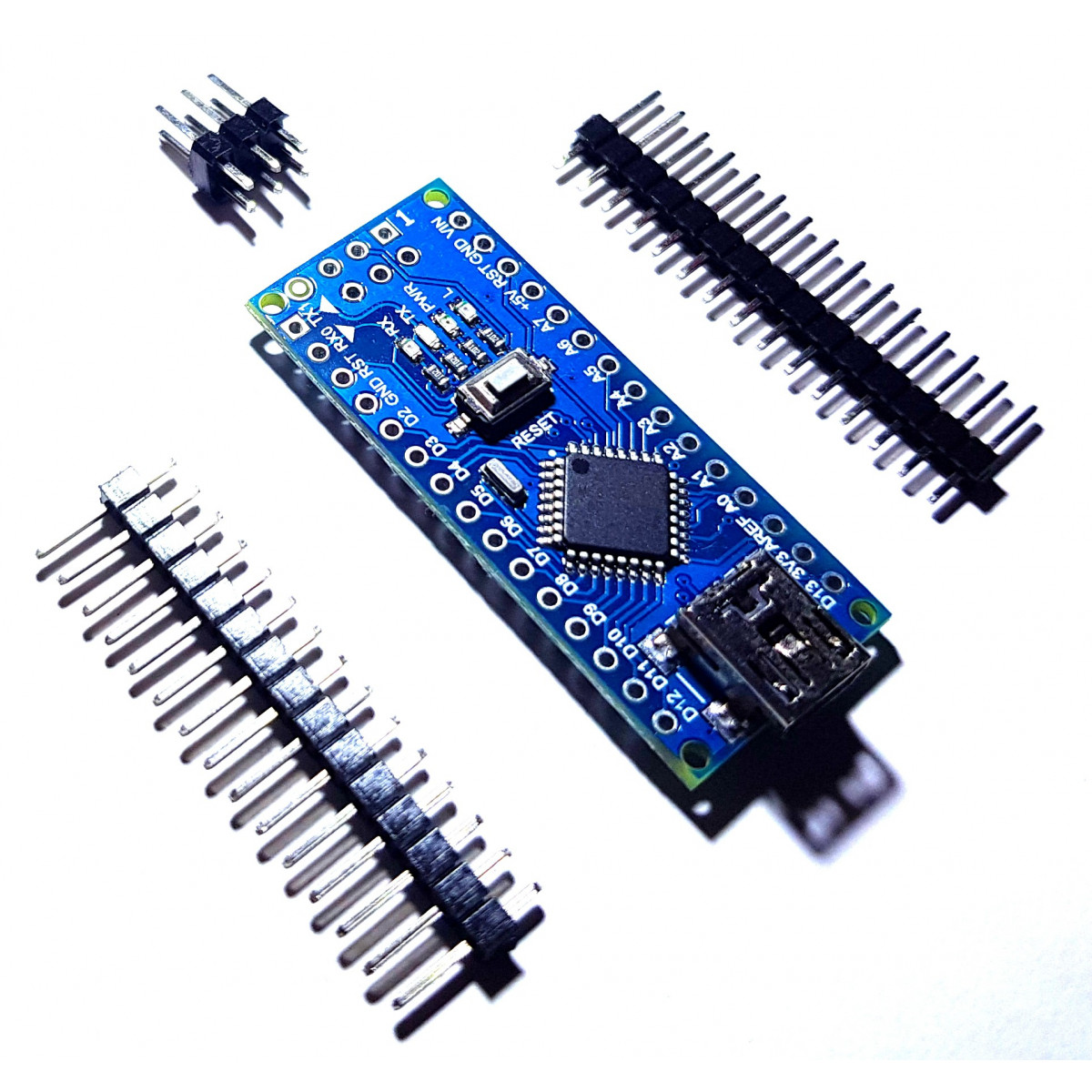 Arduino Nano Atmega168 compatibile scheda sviluppo microcontrollore USB ...
