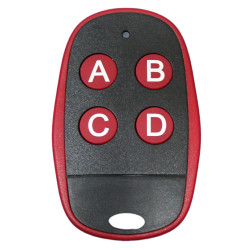 RC Copy Red universal remote control copies fixed code 433MHz remotes