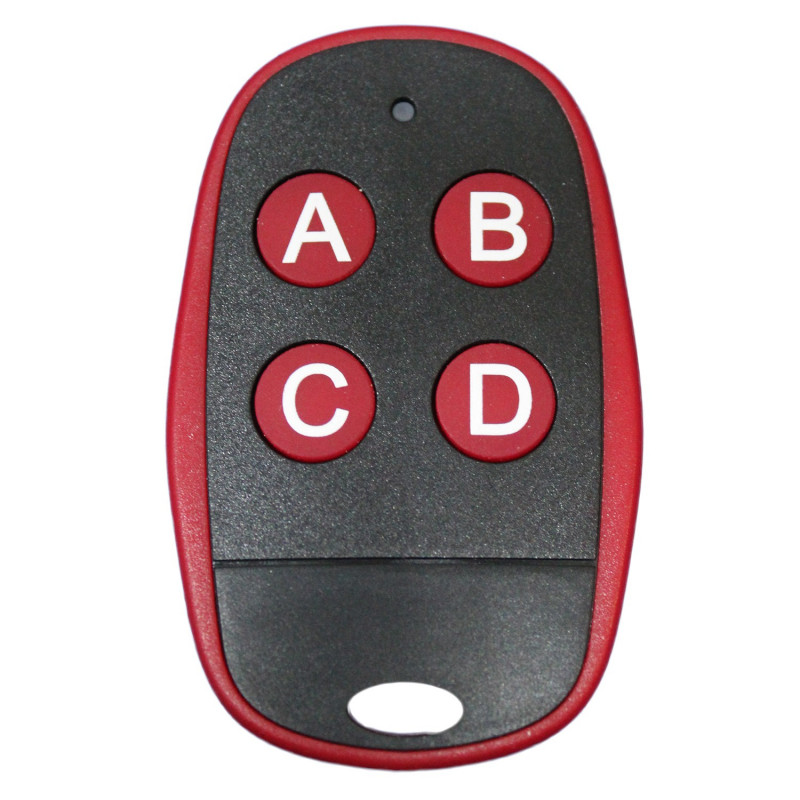 La télécommande universelle RC Copy Red copie les télécommandes à code fixe 433 MHz
