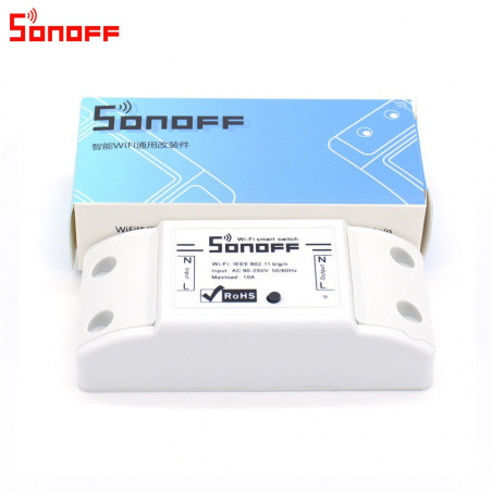 Sonoff Basic WiFi relay 230V 10A remote control of smart electric devices