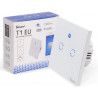 Interruptor táctil 2 WiFi + CH Autoaprendizaje Sonoff T1 pared Sonoff